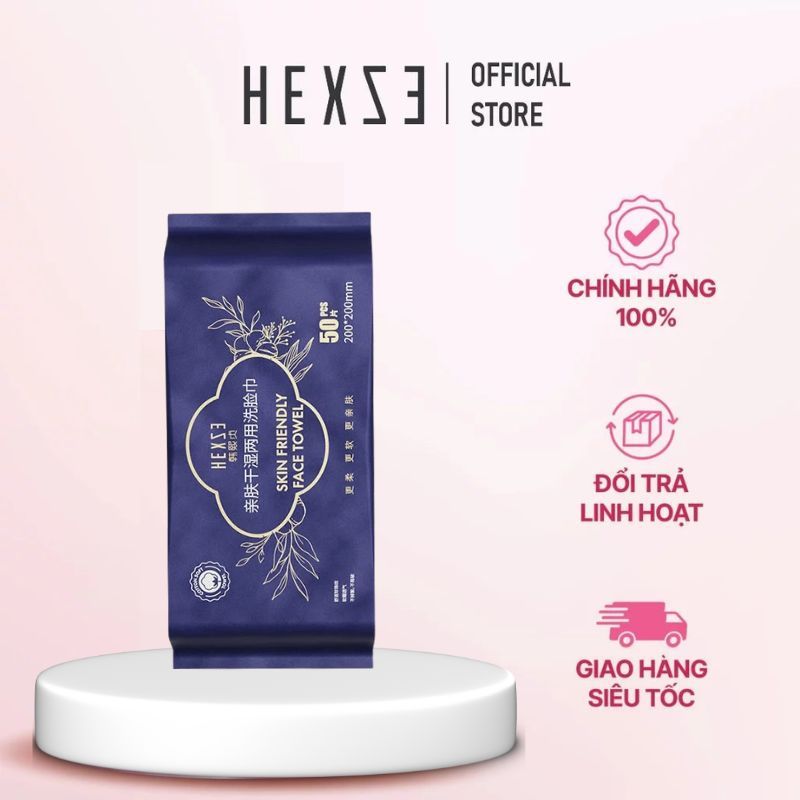 Khăn lau mặt khô đa năng khăn lau khô dùng một lần, khăn mềm dày HEXZE