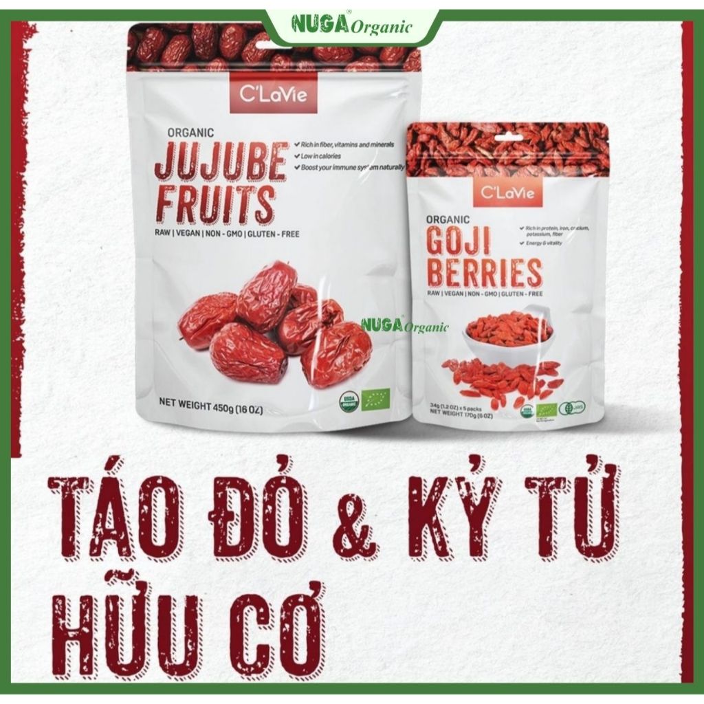 Táo đỏ Tân Cương hữu cơ (Hotan Organic Jujube) - 450g & 500g