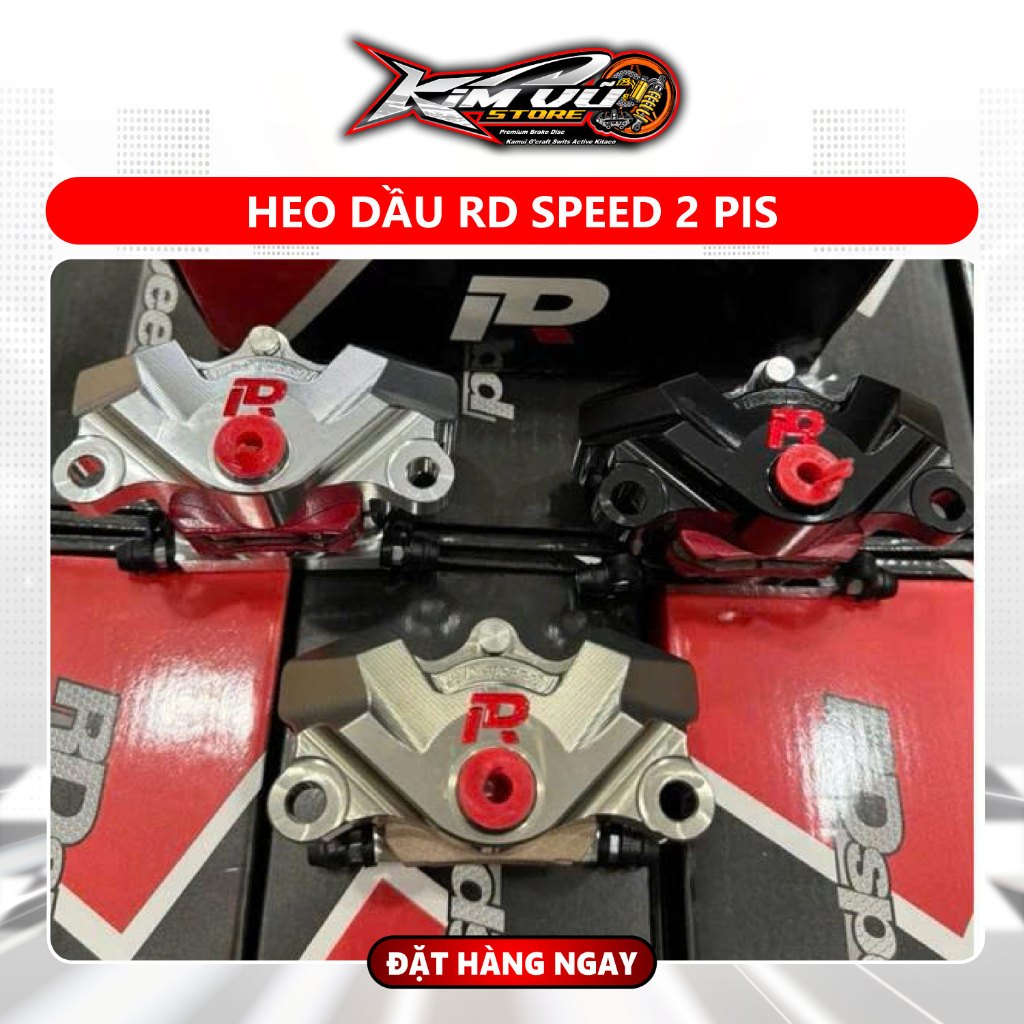 Heo Dầu RD Speed 2 Pis, Hỗ Trợ Nâng Cấp Hệ Thống Phanh Zin, Dễ Dàng Lắp ...
