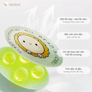 M&B (15 miếng) Miếng dán chống muỗi, chống côn trùng với tinh dầu bạc hà, khung diệp tự nhiên an toàn bảo vệ bé