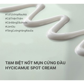 Kem Chấm Mụn Làm Dịu, Phục Hồi Và Giảm Thâm Elravie HyCicaMue Spot Cream 20ml