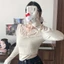 Áo len dài taY phối ren ôm body hồng be pastel thu đông Áo kiểu nữ tiểu thư bánh bèo nhẹ nhàng T1413G