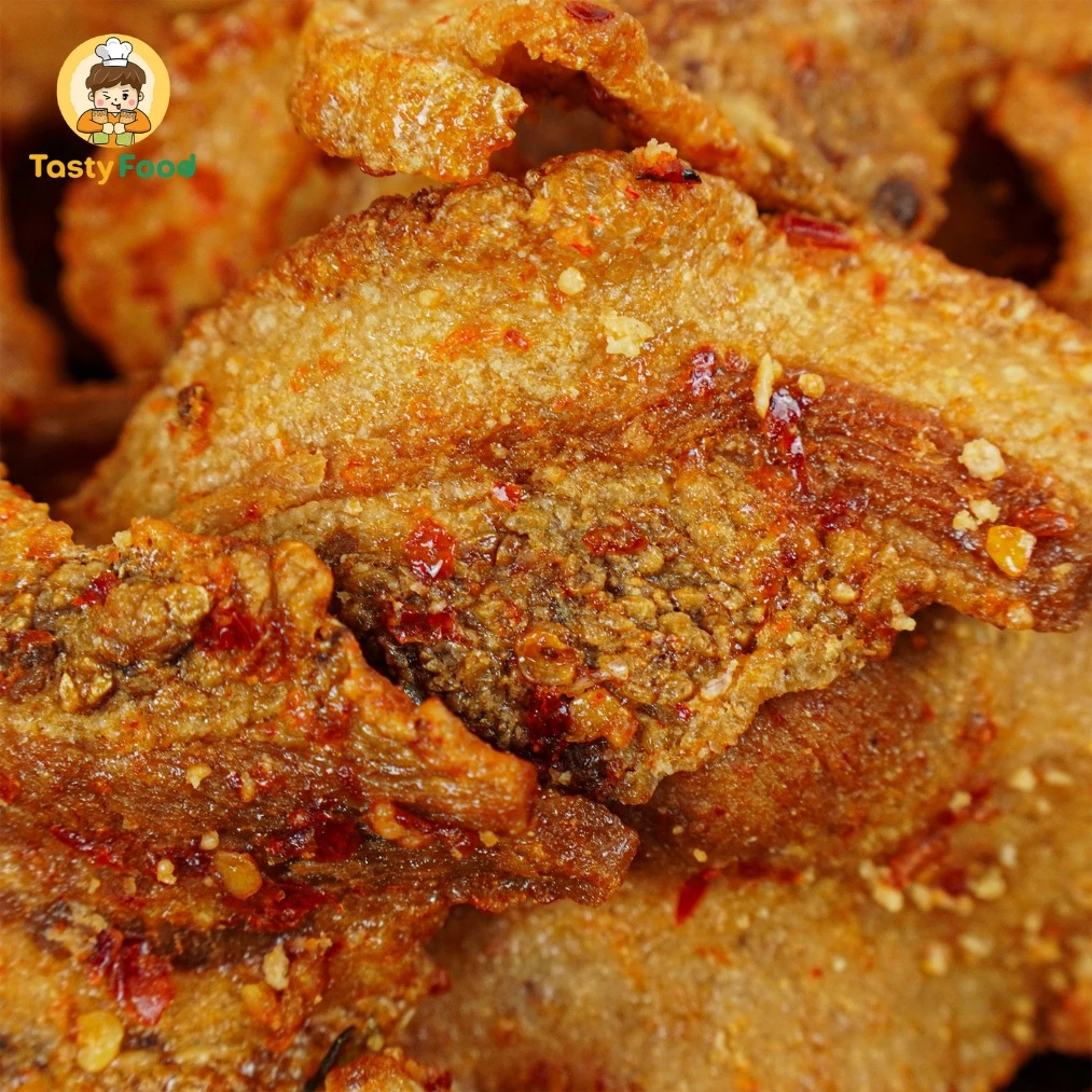 Ba rọi mắm tỏi Tasty Food - Hũ vuông 450g