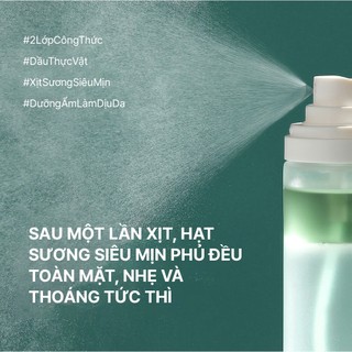 Xịt Dưỡng Cấp Ẩm, Làm Dịu, Dưỡng Sáng, Chống Lão Hóa Elravie HyCiCaMue Green Mist 100ml