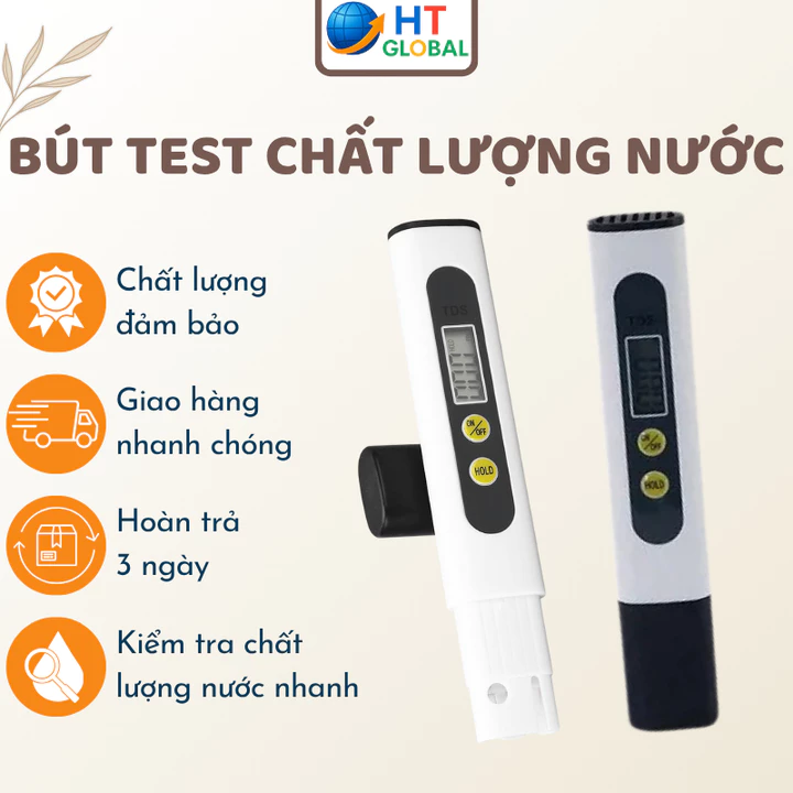Bút thử chất lượng nước, bút thử nước, kiểm tra chất lượng nước nhanh chỉ trong 3 giây.