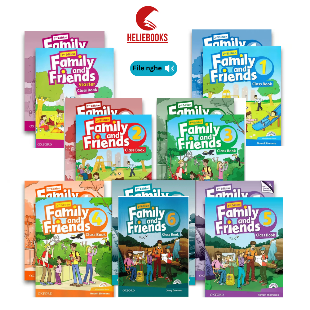 Sách - Family And Friends 2nd Edition - Level Starter 1,2,3,4,5,6 ...
