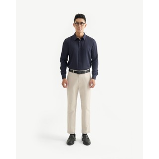 [🔥HOT] Quần Dài Kaki Nam Vải Dobby Texture Form Slim Cropped - Routine 10S25PCA010