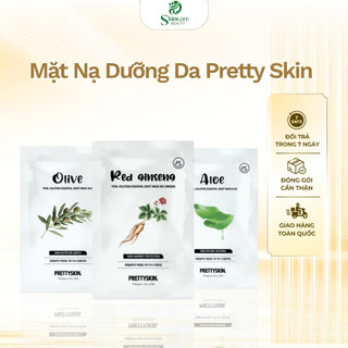 [Mix Màu] Mặt Nạ Dưỡng Da Pretty Skin Total Solution Essential Sheet Mask 23g – Cấp Ẩm, Làm Sáng Da