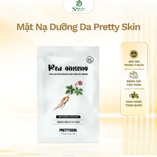 [01 Miếng] Mặt Nạ Dưỡng Da Pretty Skin Total Solution Essential Sheet Mask 23g – Cấp Ẩm, Làm Sáng Da