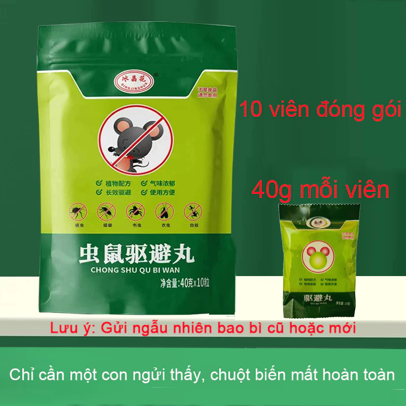 VIÊN ĐUỔI CHUỘT SIÊU MẠNH Hiệu Quả Bảo Vệ Liên Tục 1 Năm - Thành Phần Tự Nhiên, An Toàn Tuyệt Đối Cho Nhà Bếp, Kho Chứa