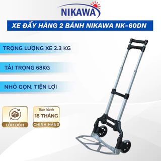 Xe đẩy hàng Nikawa NK-60DN đa năng tải trọng 68kg chính hãng, bảo hành 18 tháng