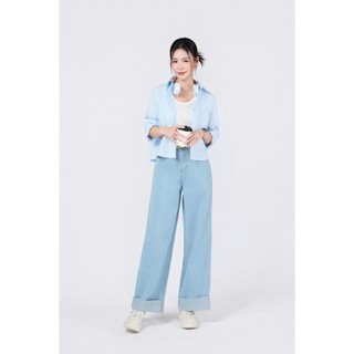 Áo Sơ Mi Nữ 𝐂𝐂𝐇𝐀𝐓 Dáng Suông Lửng Elegant Chất Liệu Mềm Mại Cao Cấp 25FDT2003ST