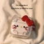 【sherman.i】Vỏ bảo vệ tai nghe Bow Kitty Vỏ bảo vệ tai nghe không dây dễ thương phù hợp với AirPods-1/2 AirPods 3/4 /Pro
