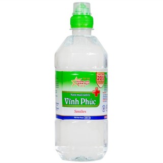 Nước muối Vĩnh Phúc Natriclorid 0.9% Smiles làm sạch răng, khử mùi hôi khoang miệng