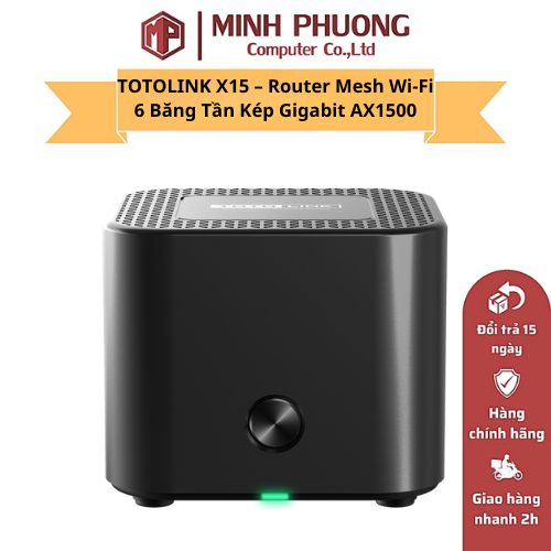 TOTOLINK X15 - Router Mesh Wi-fi 6 Băng Tần Kép Gigabit AX1500 - Hàng ...