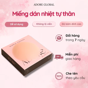 Miếng Dán Ngực Silicone ADORE Nhiệt Tự Thân Không Keo Mỏng Nhẹ Tàng Hình - Adore Global