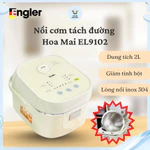 Nồi Cơm Điện Dung Tích 2L Lòng Nồi inox 304 Tách Đường Engler EL9102  , 15 chức năng nấu Bảo Hành 24T- Nhà Bếp Kim Quỳnh — ảnh 1