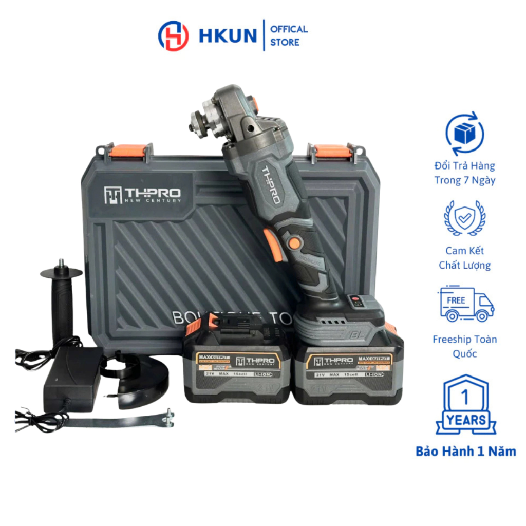 Máy Mài Pin THPRO F1Pro Động Cơ Không Chổi Than Chân Pin Phổ Thông