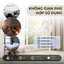 quạt cây Qcooker 7 cánh kèm điều khiển từ xa, xoay 120 độ, cực kỳ mát, không phát ra tiếng ồn, đánh bay cái nóng