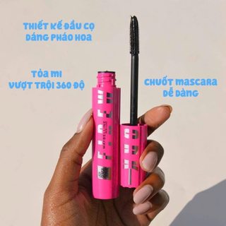 Mascara Maybelline Firework Lash Sensational Waterproof Chuốt Mi Cong Dài, Tỏa Mi 360 Độ  8.75ml
