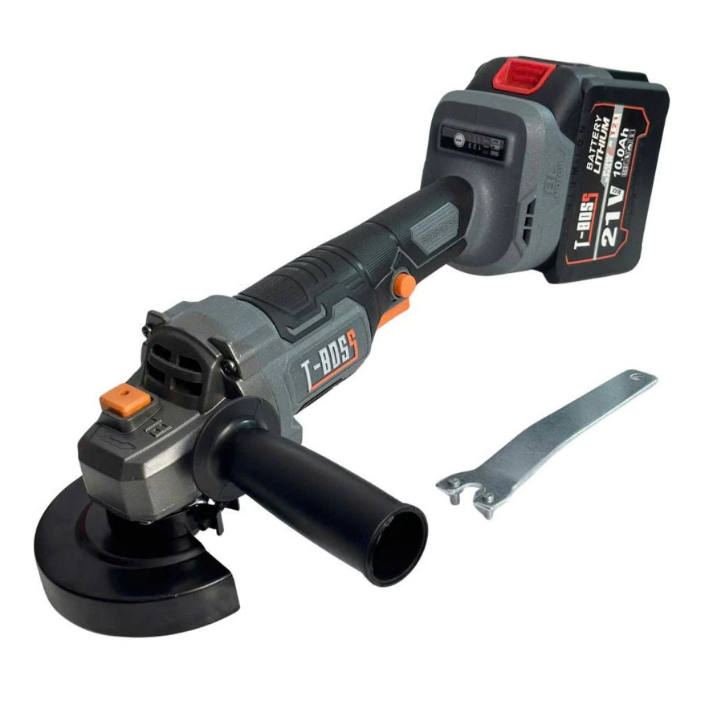 Combo T-BOSS Máy Mài 6025, Máy Khoan 6110, Máy Siết 6380 Động Cơ Không Chổi Than 1Pin 20Cell Sạc Chính Hãng