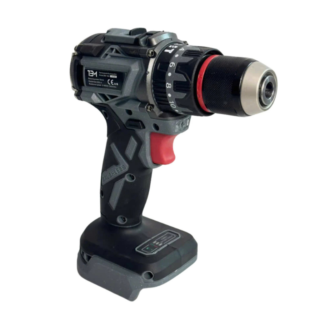 Thân Máy Khoan Pin TBM BM-002, 3 Chức Năng, Đầu 10ly Autolock, Động Cơ Không Chổi Than, Chân Pin Phổ Thông