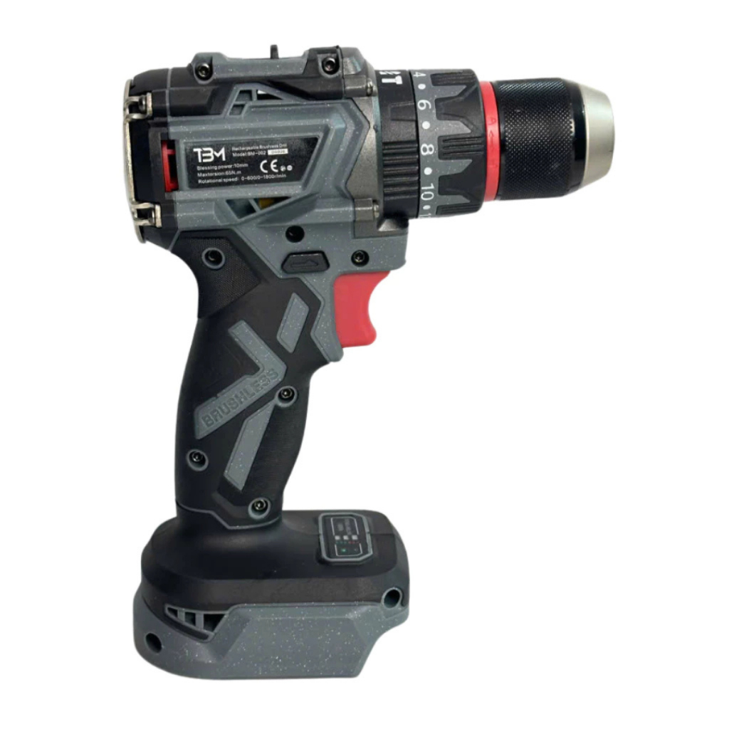 Thân Máy Khoan Pin TBM BM-002, 3 Chức Năng, Đầu 10ly Autolock, Động Cơ Không Chổi Than, Chân Pin Phổ Thông