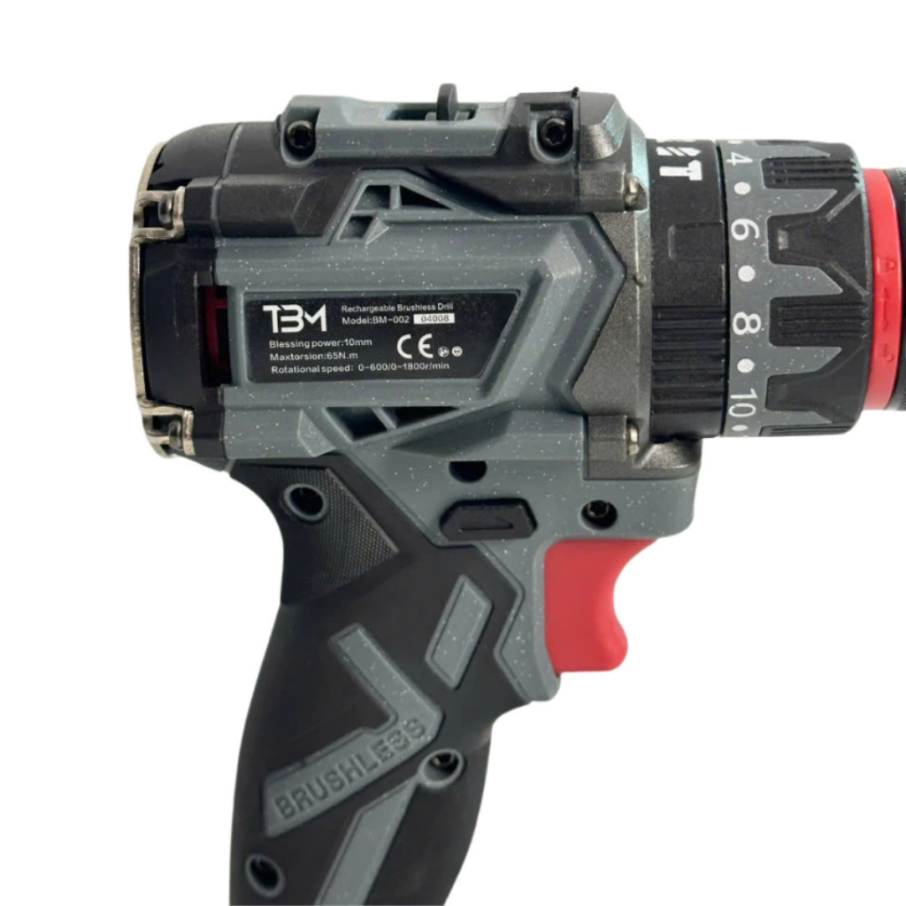 Thân Máy Khoan Pin TBM BM-002, 3 Chức Năng, Đầu 10ly Autolock, Động Cơ Không Chổi Than, Chân Pin Phổ Thông