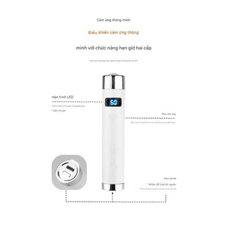 Đèn hơ mini cảm ứng AI - bộ đèn hơ kèm chân đế SNRQI cao cấp , cảm ứng siêu nhạy , công suất mạnh nhanh khô trong 20s