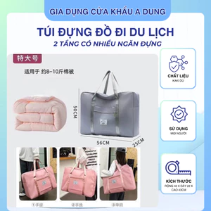 Túi Du Lịch 2 Tầng Có Nhiều Ngăn Đựng Có Thể Thu Gọn Dùng Như Túi 1 Tầng Sarus Crane SC02