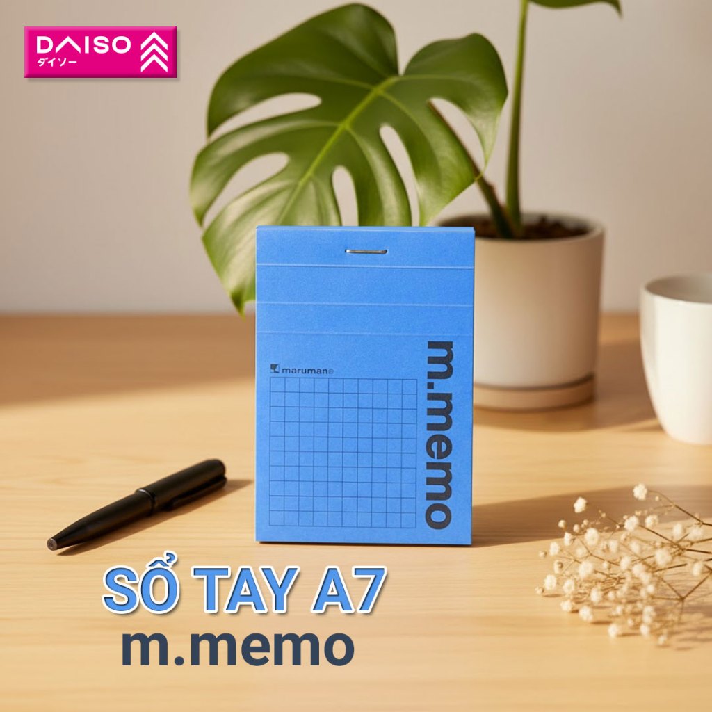 Sổ tay khổ A7, 100 tờ, ghi chú m.memo | Shopee Việt Nam
