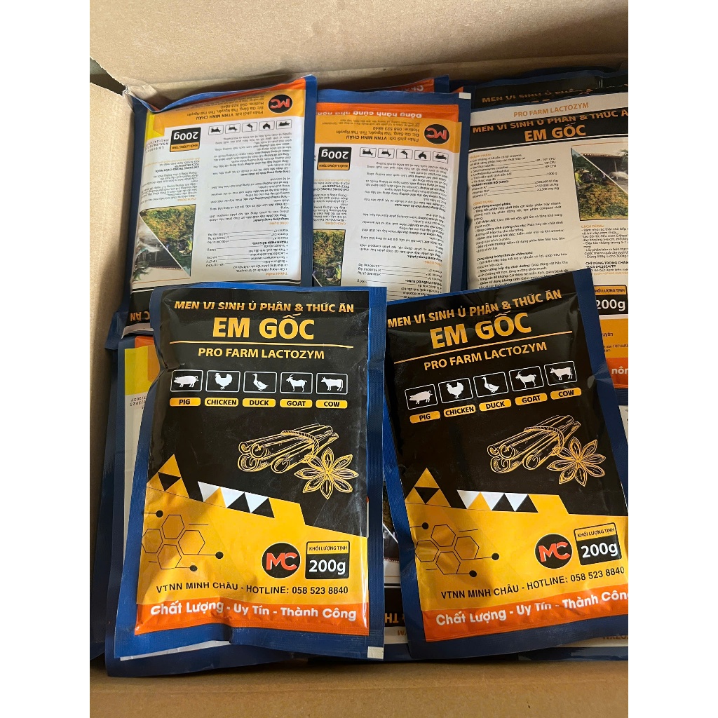 [Freeship Xtra] Combo 3 gói Men Vi Sinh Ủ Phân EM