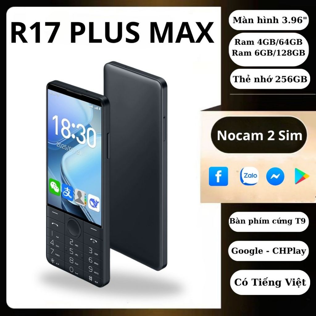 Điện thoại R17 Max Nocam - Điện thoại thông minh có cảm ứng không ...