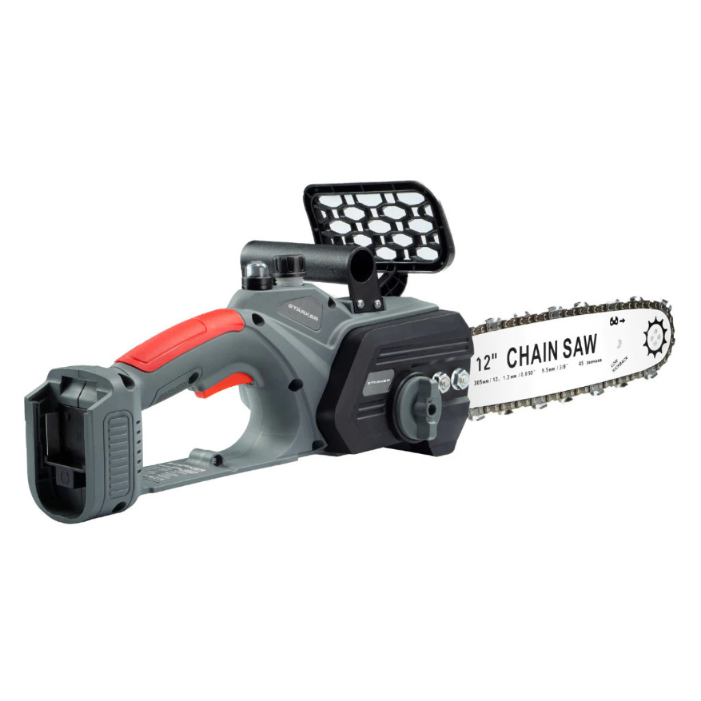 Máy Cưa Xích 12 Inch STARKER SK-CX5025GR Động Cơ Không Chổi Than, Chân Pin Phổ Thông