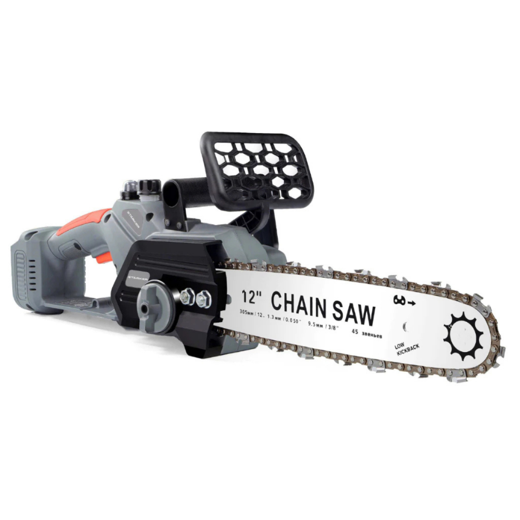 Máy Cưa Xích 12 Inch STARKER SK-CX5025GR Động Cơ Không Chổi Than, Chân Pin Phổ Thông
