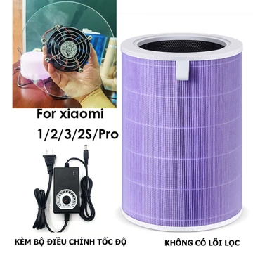Quạt DIY lọc không khí, phù hợp với lõi lọc Xiaomi 1/2/3/4/Pro, dễ lắp đặt, tiết kiệm chi phí!