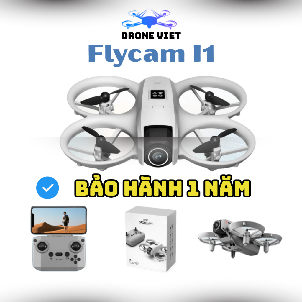 Flycam mini giá rẻ Drone i1 pro, Máy bay điều khiển từ xa camera 4K ...