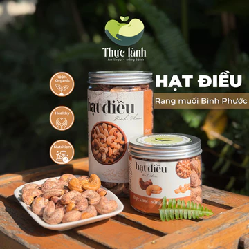 Hạt điều rang muối loại 1 size A cồ, điều rang muối Bình, hạt dinh dưỡng - THỰC LÀNH