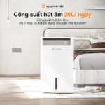 Máy hút ẩm Lumias D6E-12L/ 20L/ 26L/30L/60L- Tự động dừng khi đầy nước - Bộ lọc ion bạc - Ứng dụng Mihome - BH 18 tháng — ảnh 3