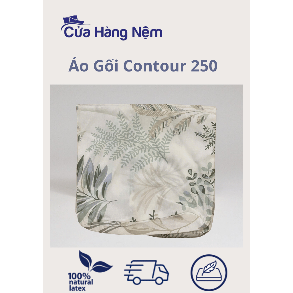 Áo gối cotton gợn sóng gunni