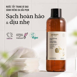 Nước Tẩy Trang Bí Đao Cocoon Winter Melon Micellar Water (500ml)