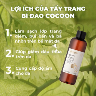 Nước Tẩy Trang Bí Đao Cocoon Winter Melon Micellar Water (500ml)