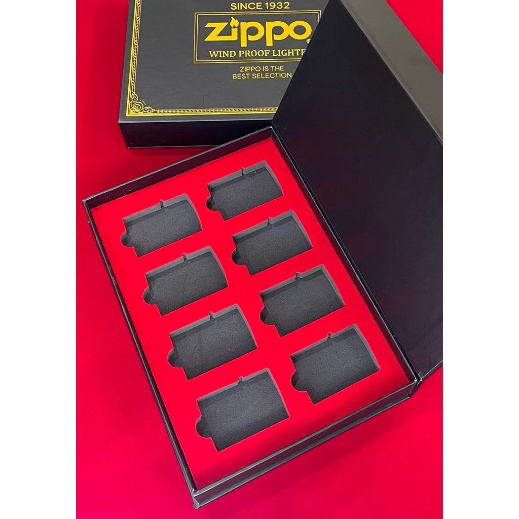 Hộp Giấy bảo quản Zippo LUXURY 8 Ô. (Hộp Zippo. Zippo chính hãng)