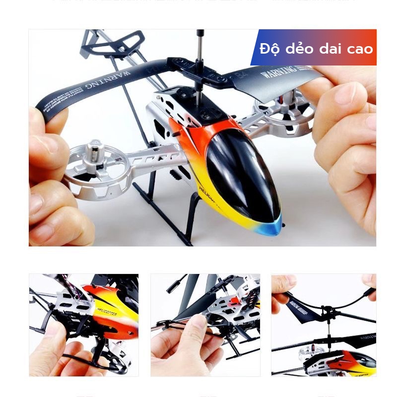 Máy bay trực thăng điều khiển từ xa 3.5 kênh, máy bay không người lái siêu nhạy 2.4G, sạc USB.