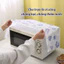 Tấm Phủ Lò Vi Sóng Có Ngăn Đựng Đồ – Chất Liệu Vải Lanh Cotton Bền Đẹp, Chống Bụi & Chống Nước