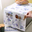 Tấm Phủ Lò Vi Sóng Có Ngăn Đựng Đồ – Chất Liệu Vải Lanh Cotton Bền Đẹp, Chống Bụi & Chống Nước
