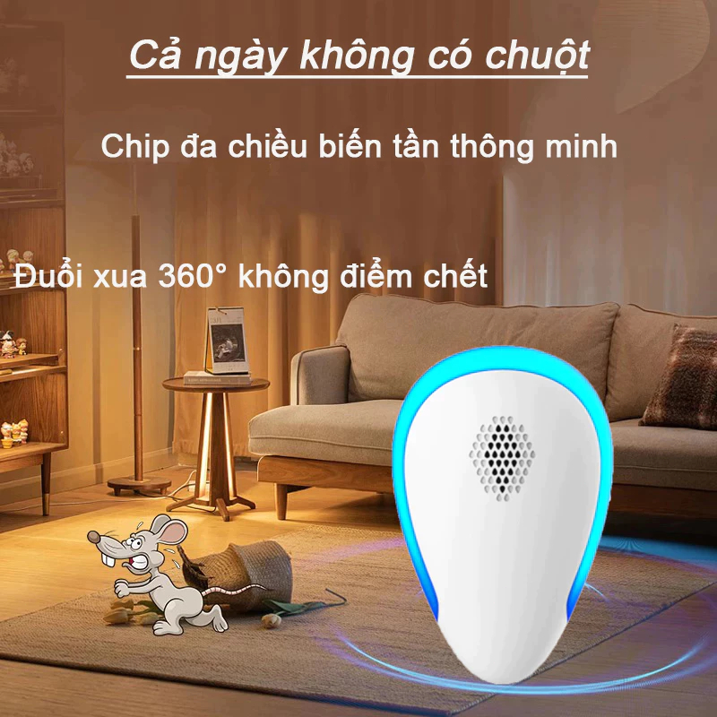 SIÊU GIẢM GIÁ 50%! Máy Đuổi Chuột Siêu Âm Thế Hệ Mới - Bảo Vệ Toàn Diện Ngôi Nhà Khỏi Chuột Xâm Nhập | An Toàn Tuyệt Đối