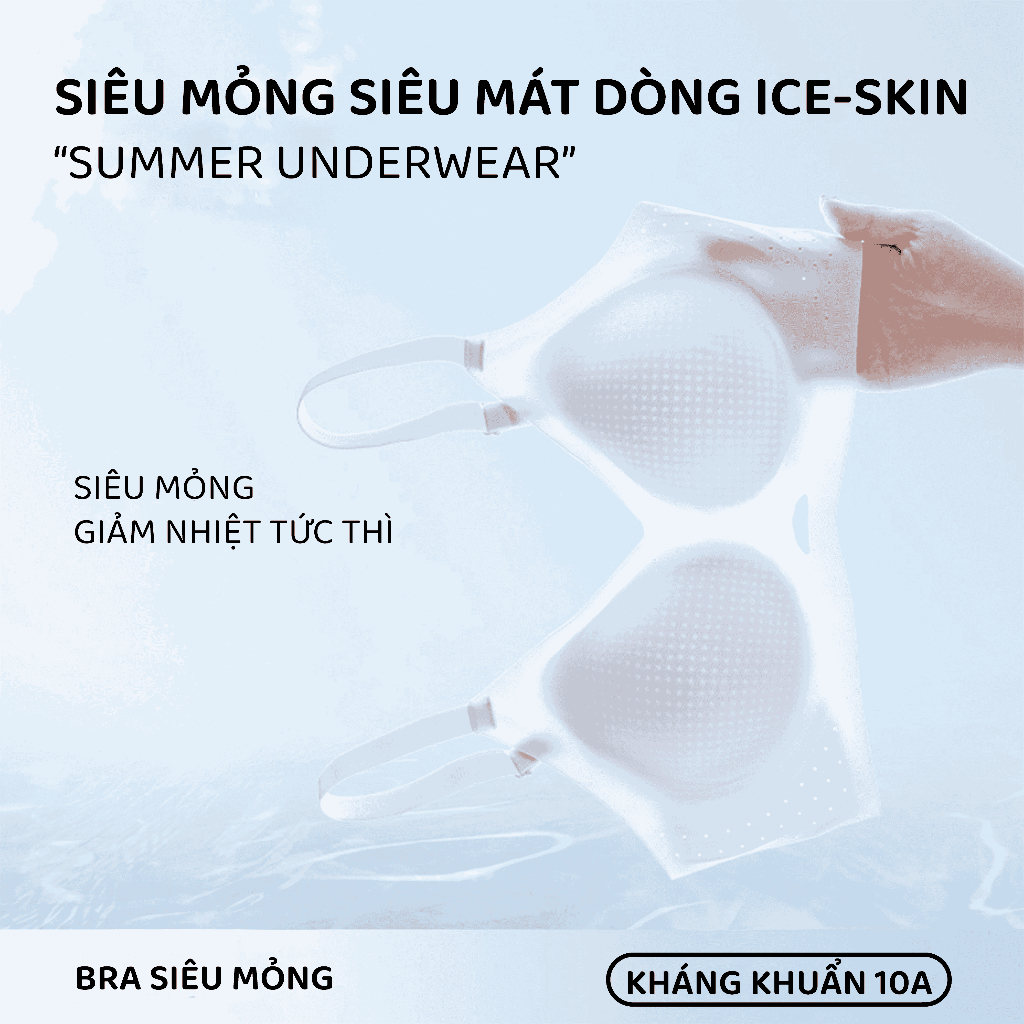 COMBO 2 Áo Ngực Đúc Su Unilove Không Gọng Không Viền, Chống Xệ Nâng Size V1, Áo Lót Kháng Khuẩn-6605