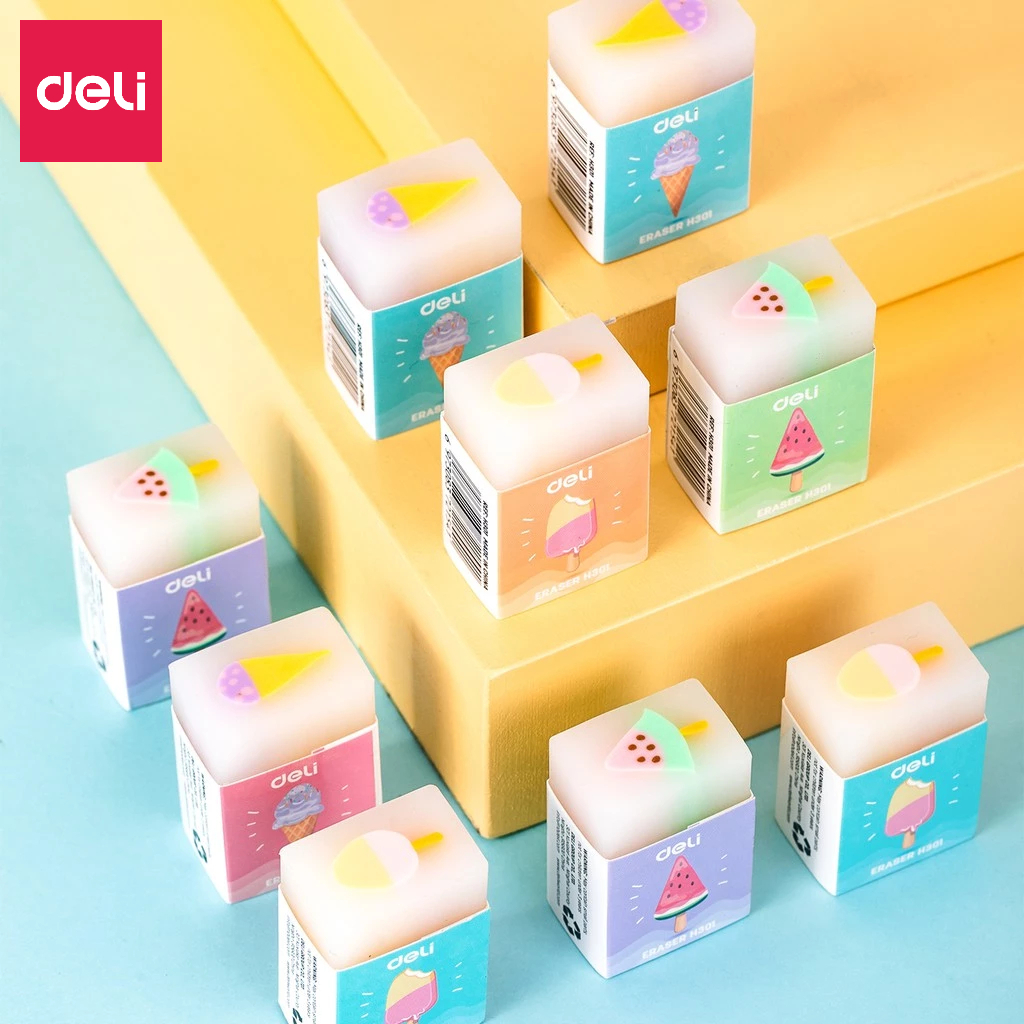 Gôm Tẩy Thạch Gôm Tẩy Bút Chì 2B Deli - Tẩy Sạch Sẽ, Ít Vụn, Không Mòn Giấy - Phù Hợp Cho Học Sinh, Văn Phòng, Vẽ Tranh