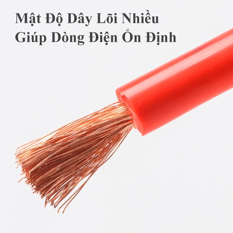 DÂY CÂU BÌNH 2500A CAO CẤP Dây Câu Ắc Quy & Kích Điện Ô Tô - Lõi Đồng Nguyên Chất, Chịu Tải 2500A, Truyền Dẫn Cực Nhanh